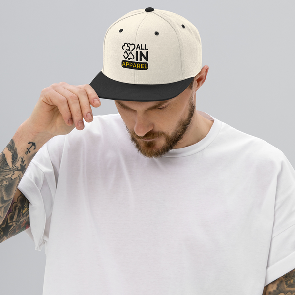 All In Apparel Classic Snapback (Dark Logo)